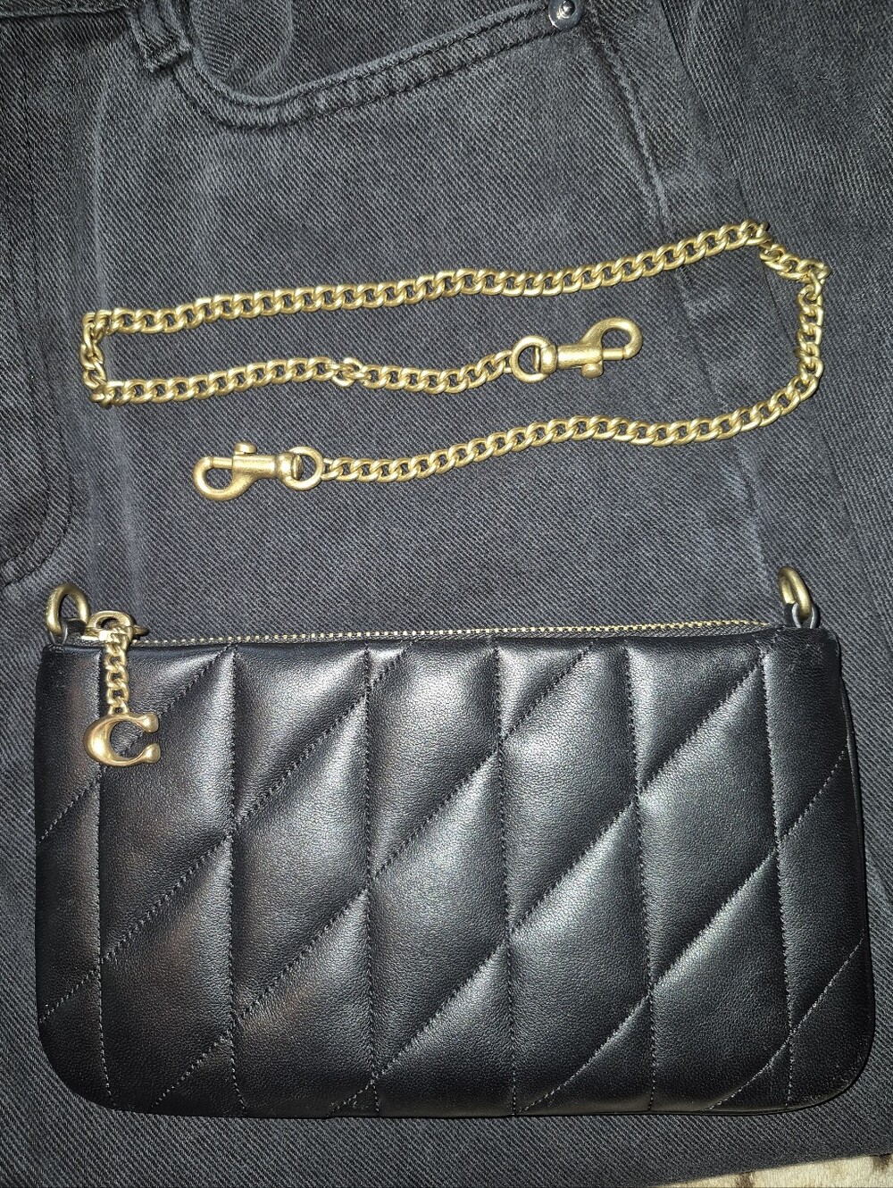 COACH Quilted Wristlet - Picture 5 of 7